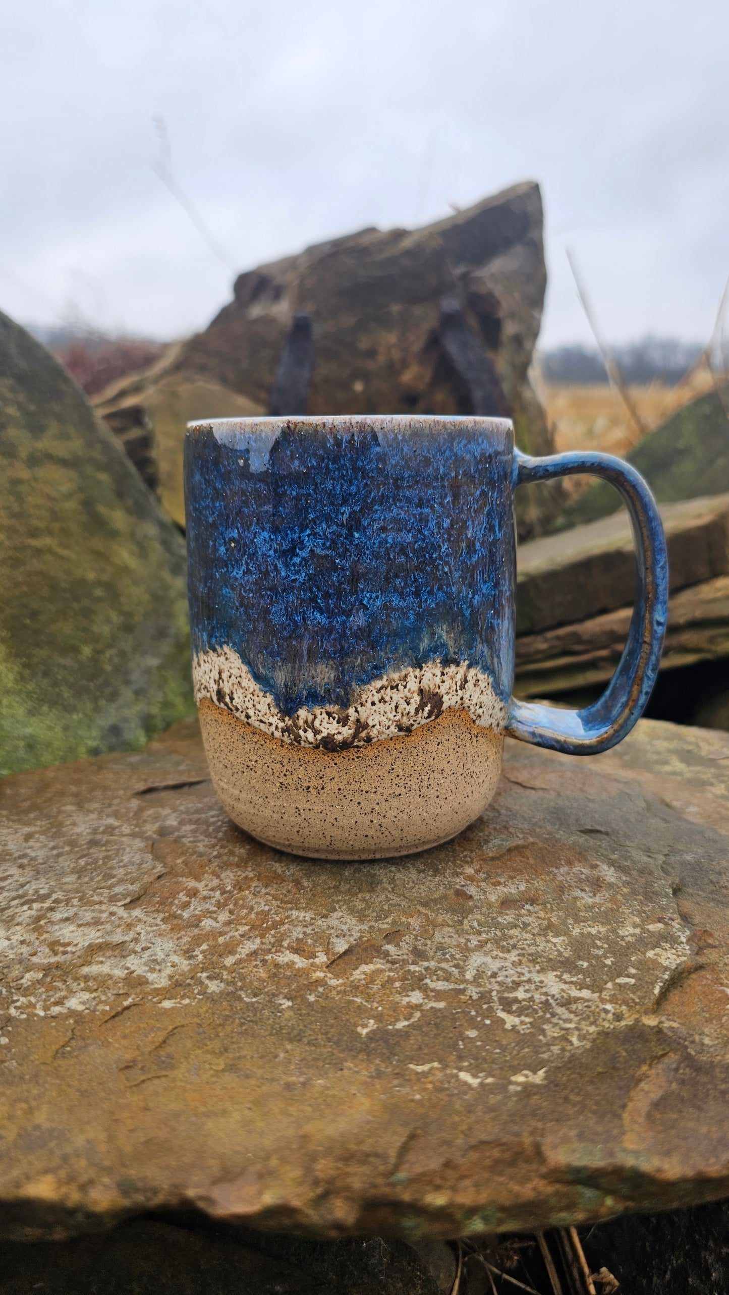 18 oz handmade pottery mug