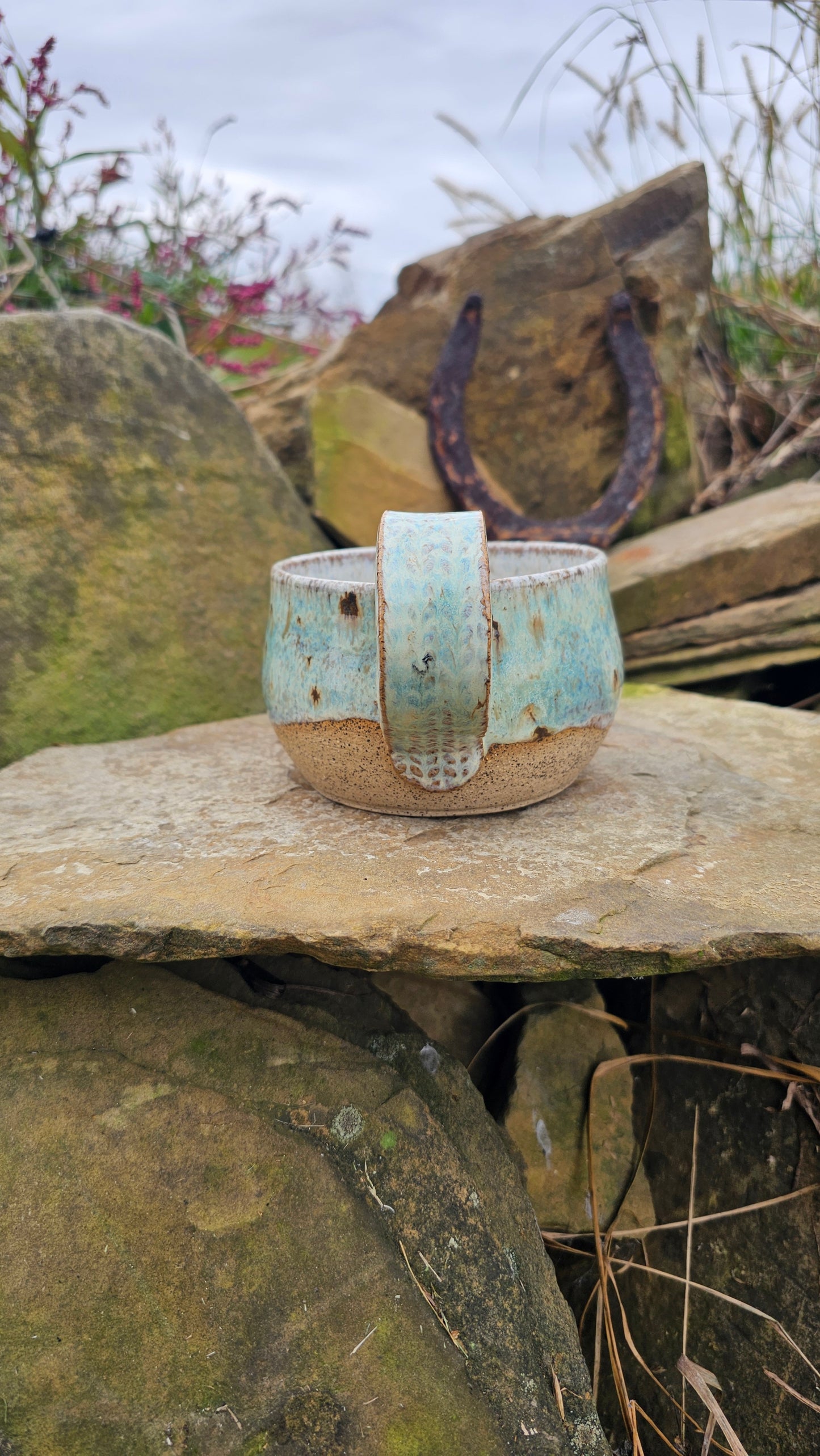 18 oz handmade pottery mug